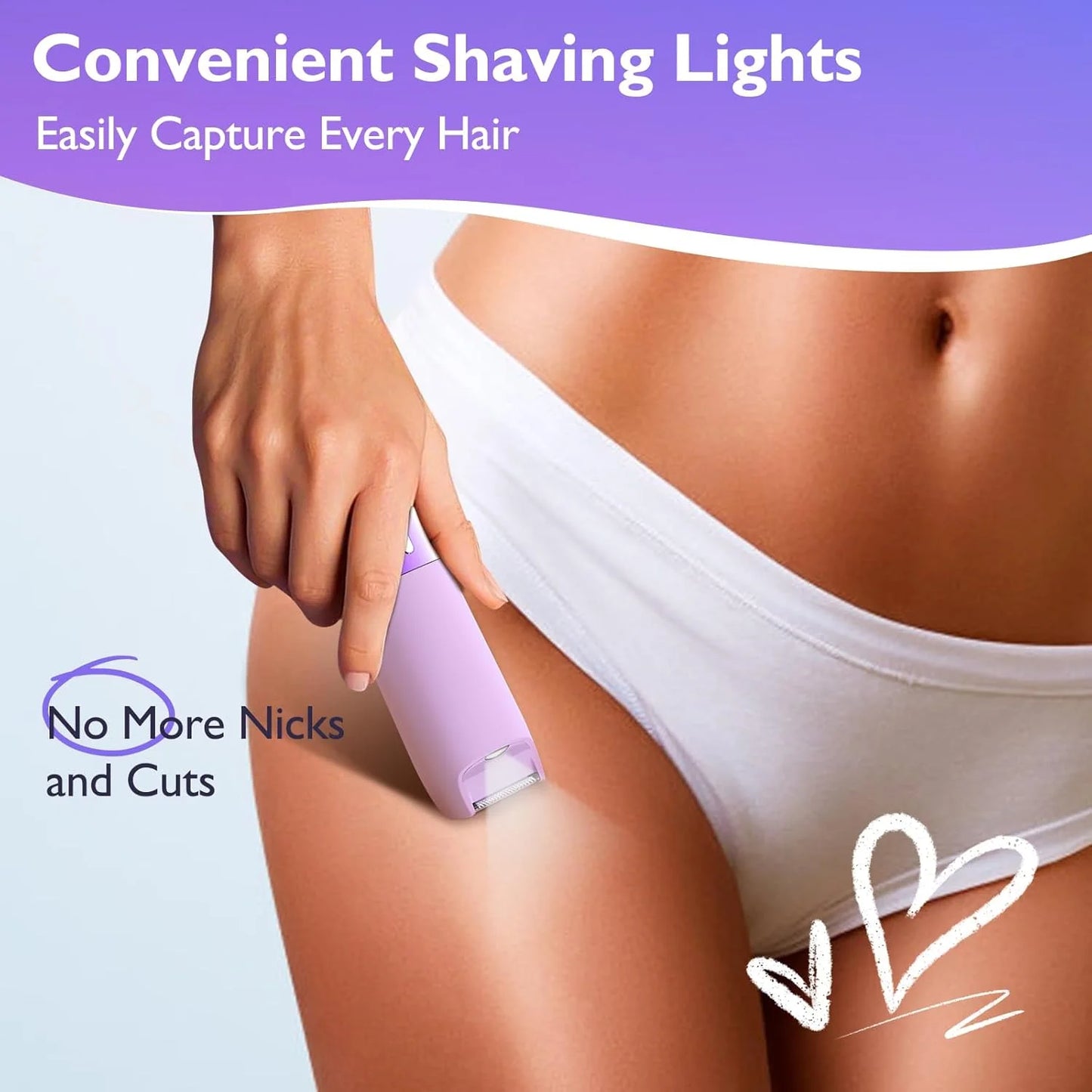 2-in-1 Rechargeable Body & Bikini Trimmer