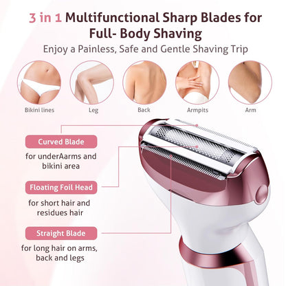 4-in-1 Rechargeable Women's Grooming Kit