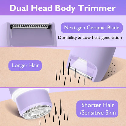 2-in-1 Rechargeable Body & Bikini Trimmer