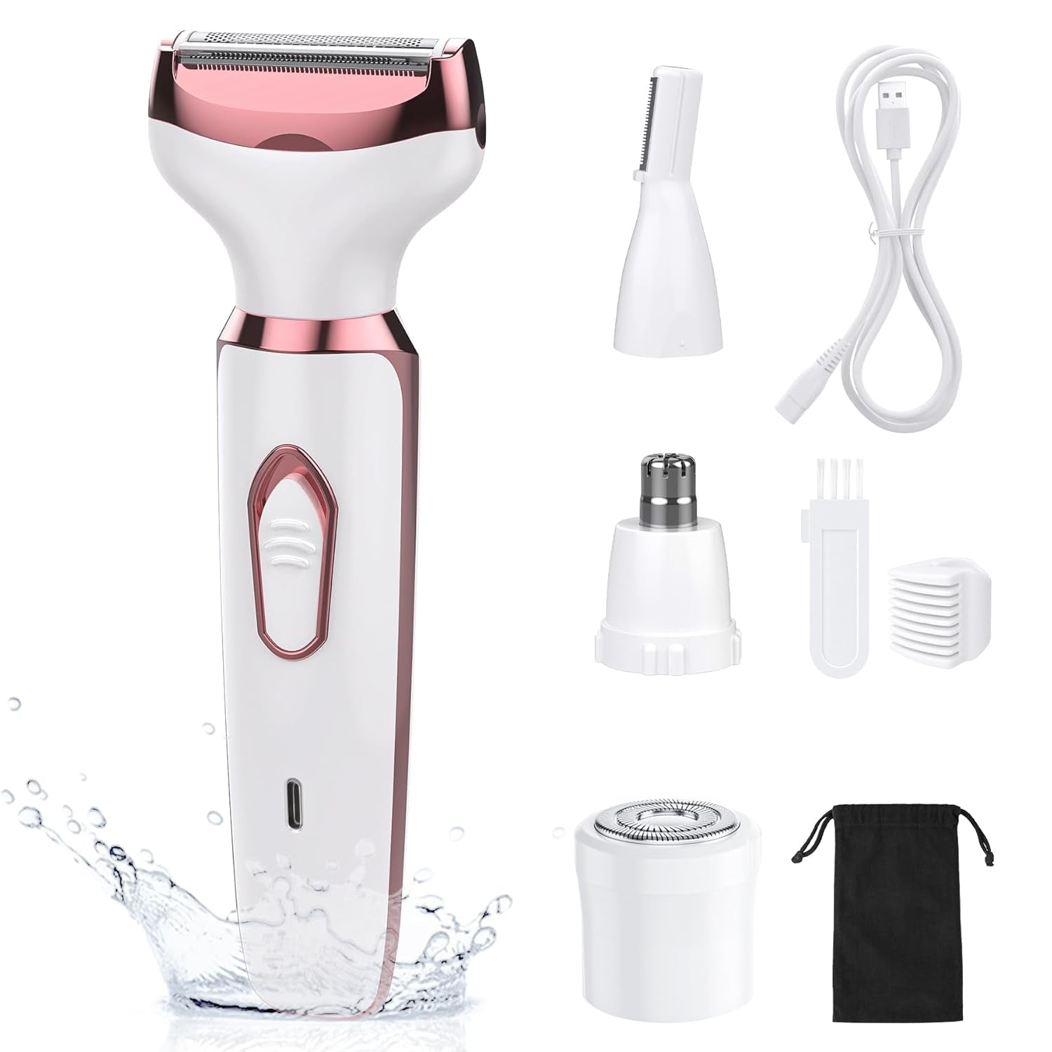 4-in-1 Rechargeable Women's Grooming Kit