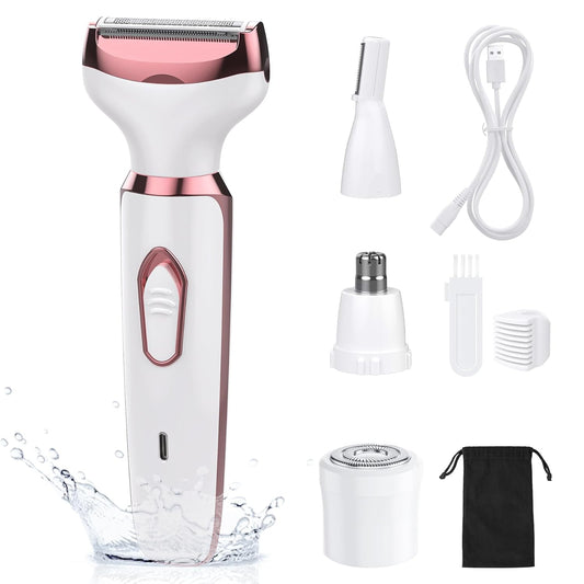 4-in-1 Rechargeable Women's Grooming Kit