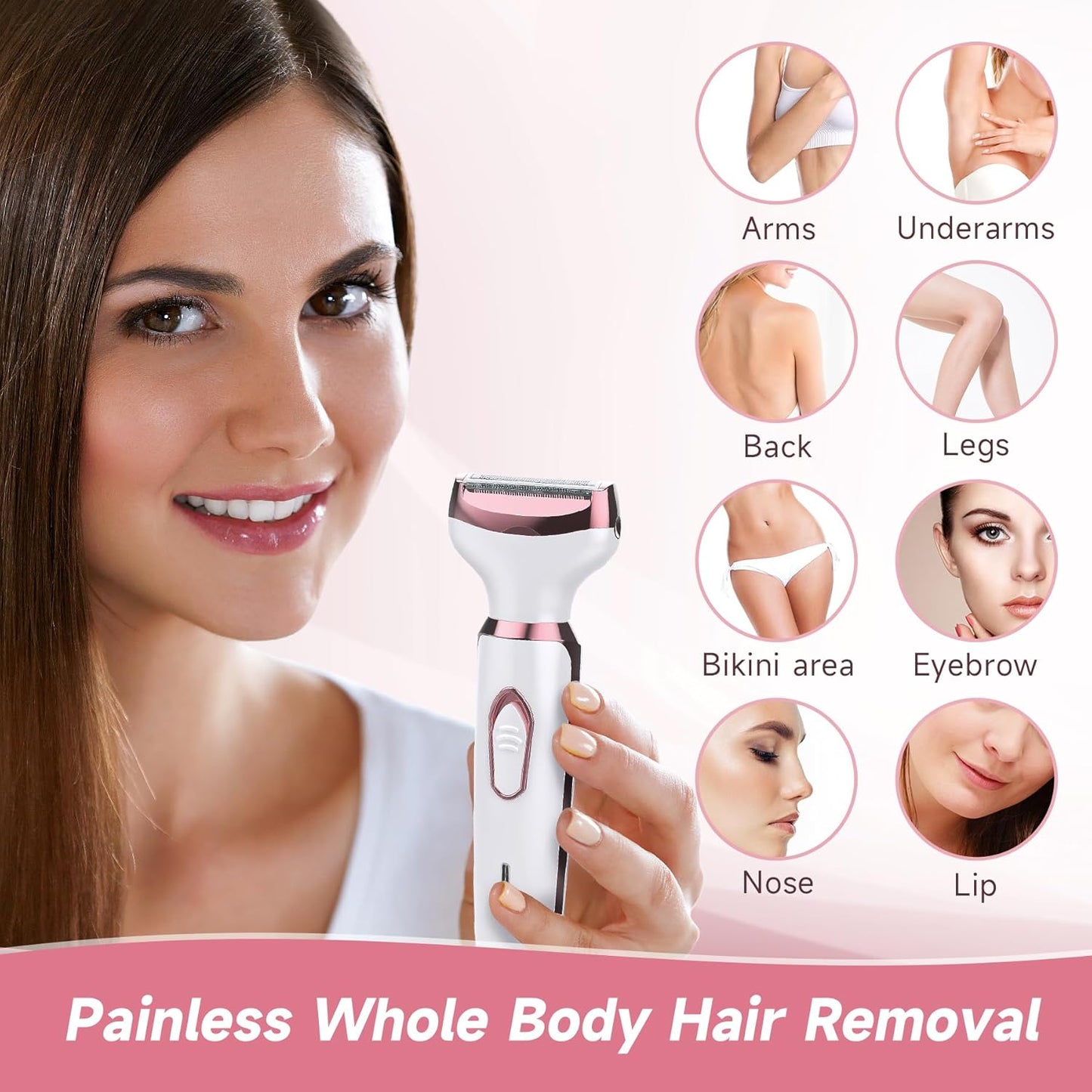 4-in-1 Rechargeable Women's Grooming Kit