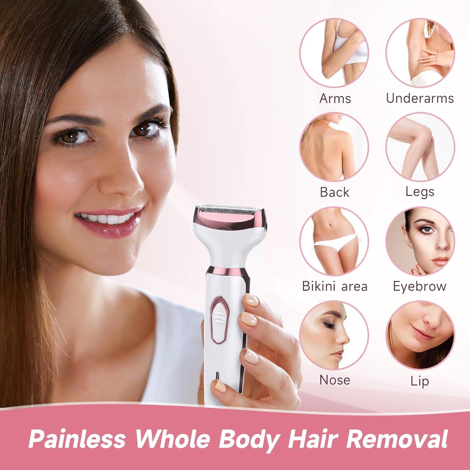 4-in-1 Rechargeable Women's Grooming Kit